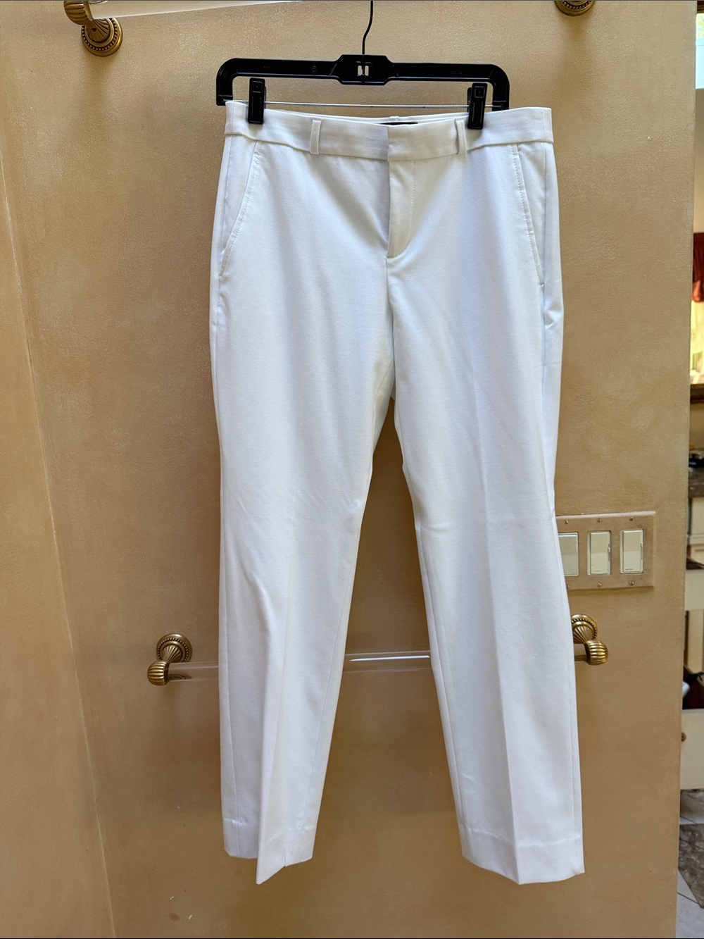 Banana Republic White  Dress Pants - Slim Tailored Trousers